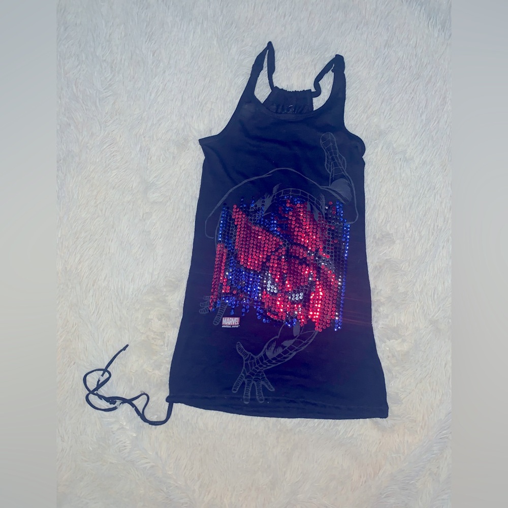 Marvel Universal Studios Sequin Spider-Man Racerb… - image 1